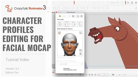 Cartoon Animator 4 Facial Mocap Tutorial Character Profiles Editing