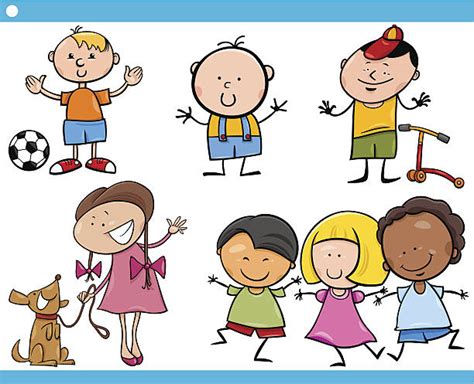 But drawing kids is a little more than that. Children Only Clip Art, Vector Images & Illustrations - iStock