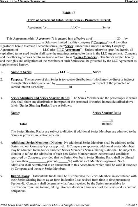 The state which first enacted this legislation was delaware. Get Our Example of Nevada Series Llc Operating Agreement ...