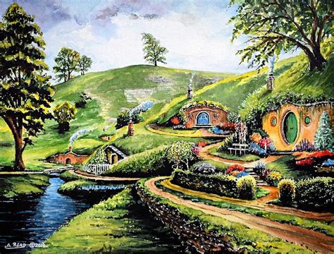 The Shire By Andrew Read Hobbit House The Shire The Hobbit