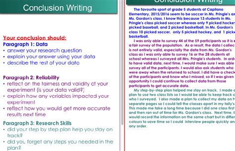 When writing a research paper on the presented topic, i studied special literature, including scientific articles on information technology and computer science. Example of conclusion in research