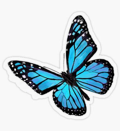 Blue butterfly drawing aesthetic, we have prepared this post well for you to read and retrieve information from it. Blue Transparent Stickers (With images) | Aesthetic ...