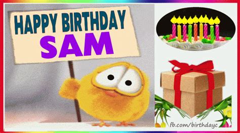 Happy Birthday Sam  Birthday Greeting Birthdaykim