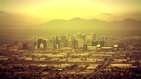 Afternoon Hours In The City Of Phoenix Arizona United States Of