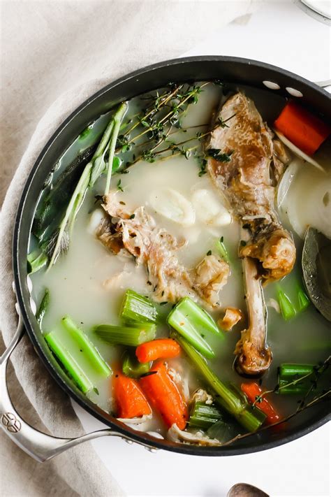 How to Make the Best Homemade Turkey Broth - the best way to use those
