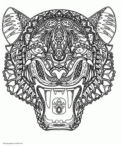 Tiger Picture Coloring Pages