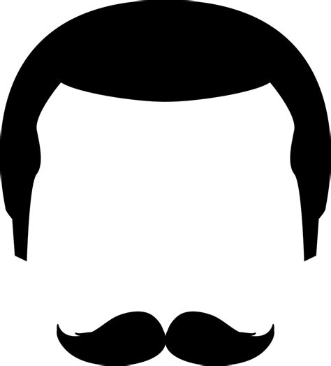 Moustache Clipart Svg Moustache Icon Png Transparent Png Full Size