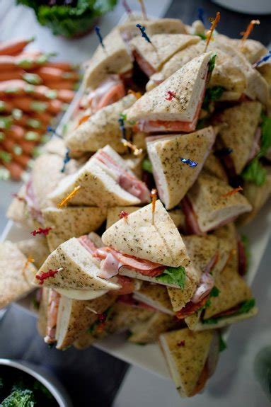 Party Sandwiches For Baby Shower Mini Sandwiches For Party Appetizer