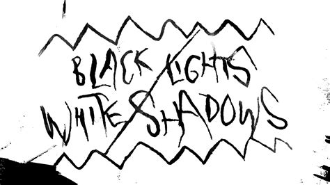 Black Lightswhite Shadows Posters Series On Behance
