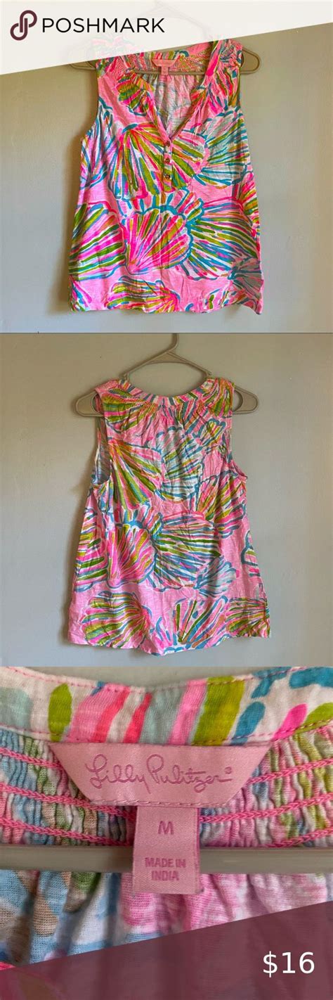 Lilly Pulitzer Essie Tank In 2022 Lilly Pulitzer Clothes Design Fashion