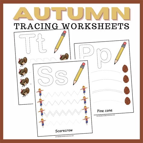 Fall Handwriting Worksheets Worksheets For Kindergarten