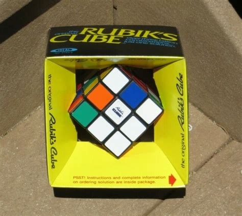 Vintage Original Rubiks Cube 1980 In Package Ideal Toy Collectible Ebay