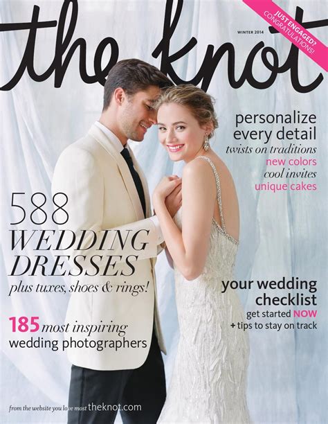 The Knot Winter 2014 Wedding Magazine The Knot Wedding Website