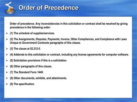 Ppt Contract Terms And Conditions Commercial Items 52212 4 Feb