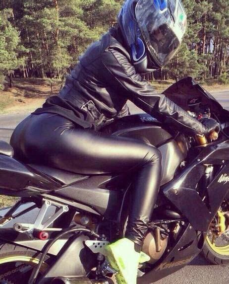 leather pants motorcycle girl biker girl motorbike girl
