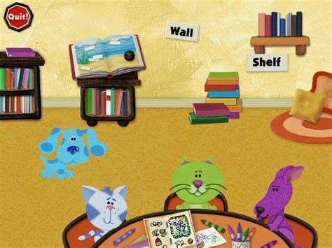Screenshot Of Blue S Clues Blue S Reading Time Activities Windows MobyGames
