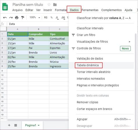 Aprenda A Criar Tabela Din Mica No Excel E No Google Planilhas Appgeek Hot Sex Picture