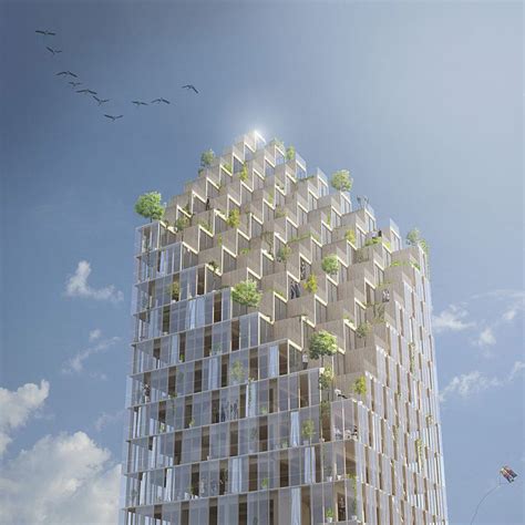Cf Moller Reveals A Wooden Skyscraper For Stockholm