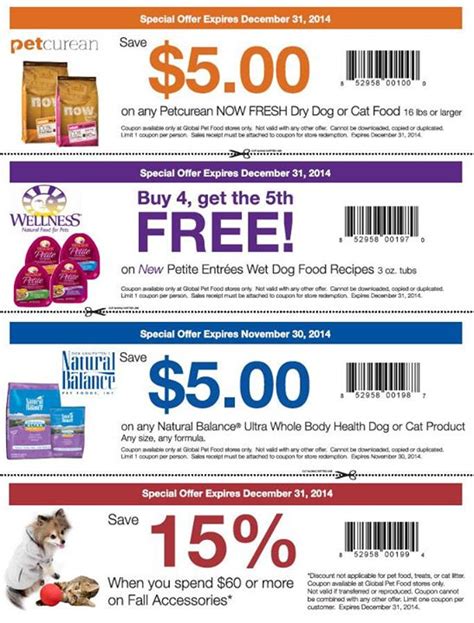 This app is regularly updated with the latest dog food coupons from popular dog food we also you bring you the latest pet food manufacturer coupons available from the coupon clipping service as well as the latest online pet. Global Pet Foods Canada New Printable Coupons: Save on Pet ...