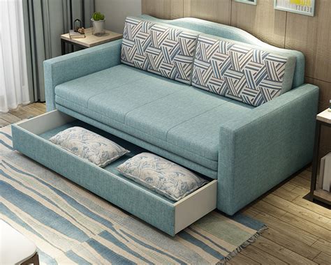 New Design Customizable Arab Fabric Sofa Cum Bed Designs Furniture In