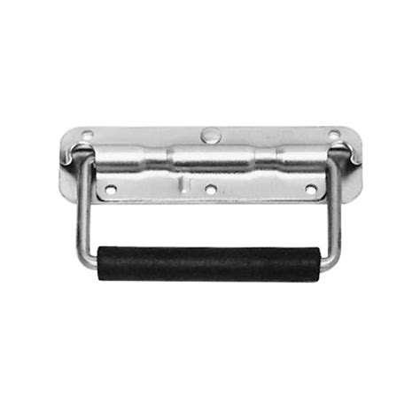 Stainless Steel Sprung Surface Handle With 19mm Gripstainless Steel