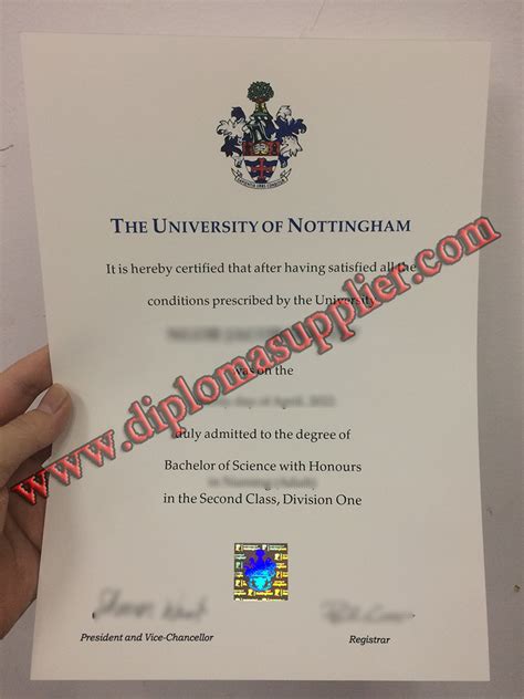 Fake University Of Nottingham Sample University Of Nottingham