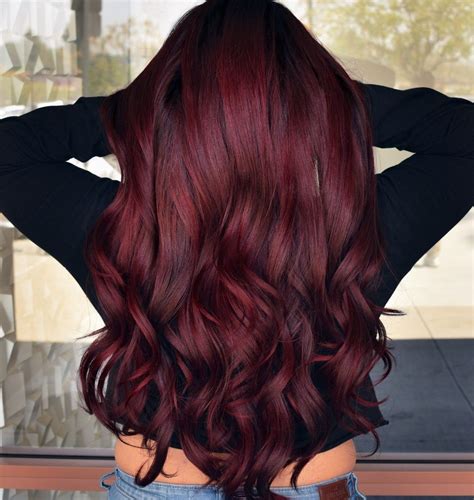 deep red ruby wine red hair hair color ideas deep hair red ruby wine in 2020 shades of red
