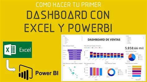 Como Diseñar Tu Primer Dashboard De Ventas Con Excel Y Powerbi Youtube