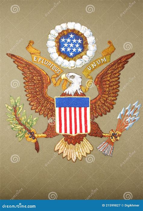 United States Of America Emblem Stock Image Image Of Graphic Banner