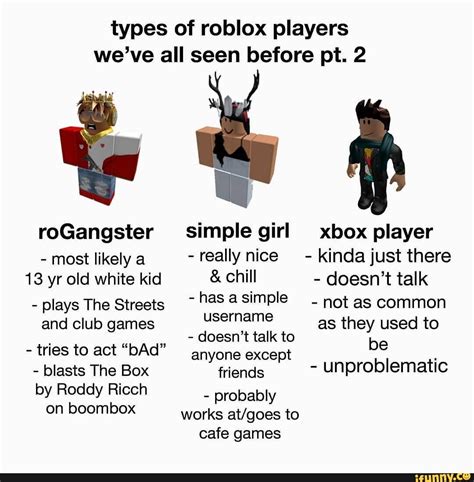 10 Types Of Roblox Players