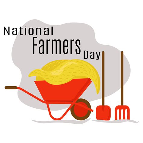 National Farmers Day Idea For Poster Banner Flyer Or Postcard