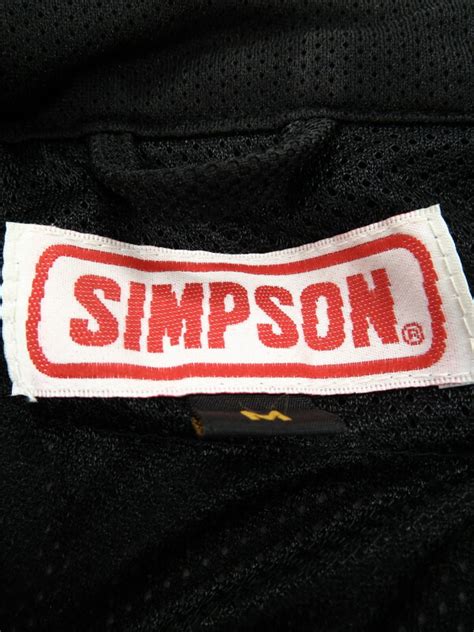 【simpson】【アウター】シンプソン『プロテクター付 レーシングジャケット Sizem』sj 6118 メンズ 1週間保証【中古】7190135110019 メンズファッション