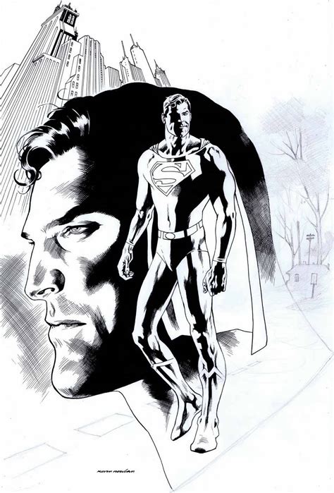 Kevin Nowlan Superman 702 Cover Art