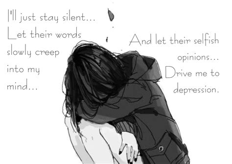 Depressed Anime Girl Quotes