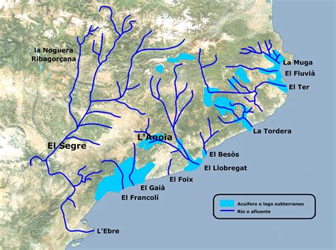 Mapa Rios Barcelona