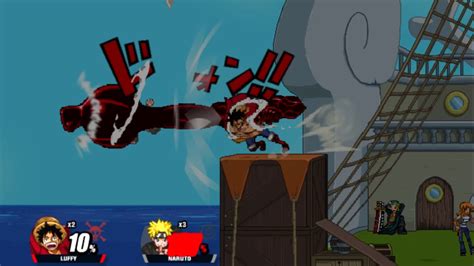 Luffy Vs Naruto Super Smash Flash 2 Youtube