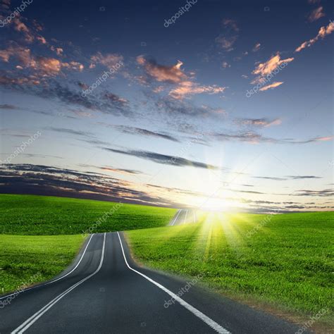Road And Horizon — Stock Photo © Sergeynivens 6644065