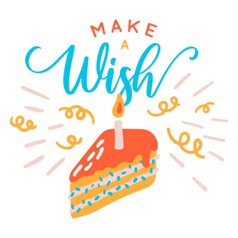 Make wish lettering - Transparent PNG & SVG vector file png image