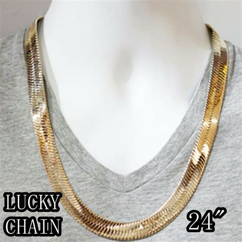 Mens hip hop 14k gold pt egyptian ankh pendant with 24 box chain necklace set. 14K GOLD PLATED HIPHOP HERRINGBONE CHAIN NECKLACE(JUMBO SIZE)(24"x 15mm)99g A21 | eBay