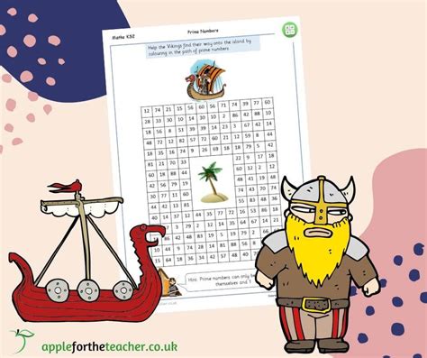 Prime Number Maze Activity Apple For The Teacher Ltd