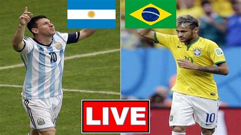 The players themselves, though, see the bigger challenge on saturday at. Brazil vs Argentina live streaming match today-2017 ...