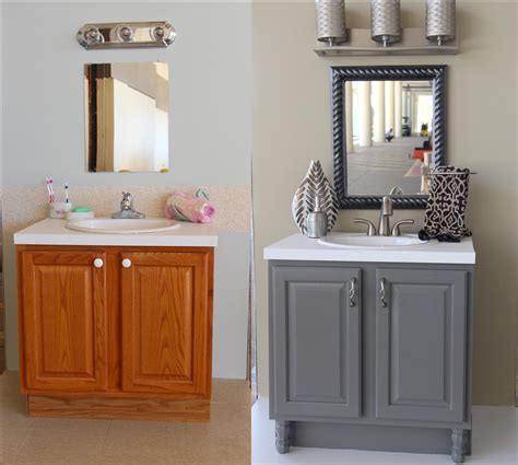 How To Paint Bathroom Cabinets And Make Them Look Good