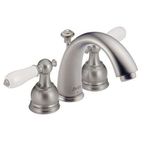 When i turn on the cold water handle, water leaks from under the handle. Two Handle Mini-Widespread Bathroom Faucet 4530-SSLHP ...