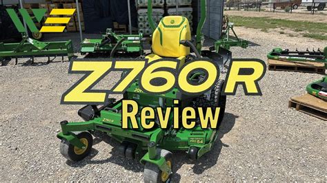 2023 John Deere Z760r Zero Turn Mower Review And Walkaround Youtube