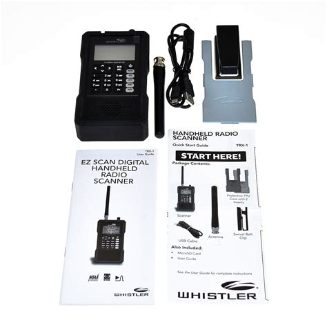 Whistler Trx 1e Handheld Digital Scanner Radio