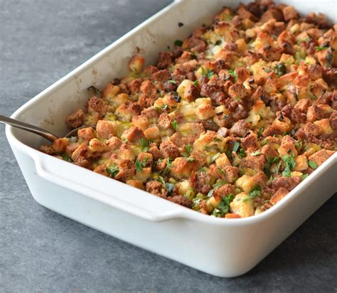 Easy Sausage And Herb Stuffing Once Upon A Chef