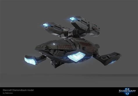Artstation Starcraft Diamondback Model Nak Ma Spaceship Art