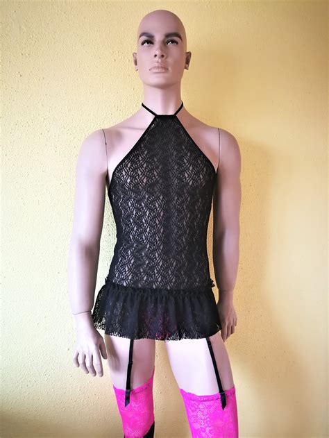 sissy lingerie gay man lingerie bodysuit lingerie drag etsy italia