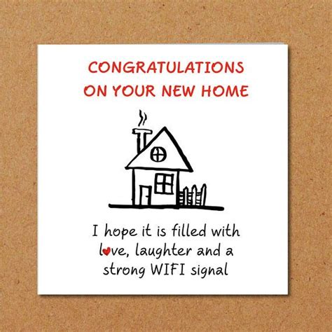 New Home Congratulations Card Buy House Housewarming Son Daughter