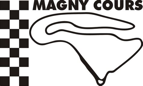Rennstreckenaufkleber Frankreich Magny Cours